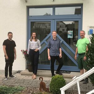 Florian Wahl, Jasmina Hostert, Jan Hambach, Wolfgang Gastel