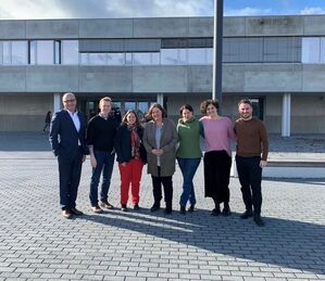 (v. l. n. r.): Herr Zengin, Herr Hambach, Frau Jacob, Frau Franke, Frau Baehr, Frau Fischer und Herr Kashtanjeva