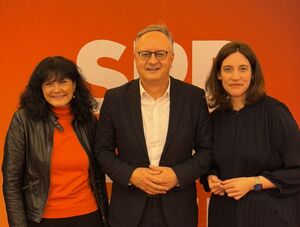 „Tour für Dich“: Katja Weiger-Schick, Andreas Stoch und Dr. Dorothea Kliche-Behnke